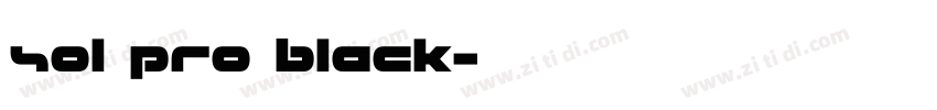 Sol Pro Black字体转换